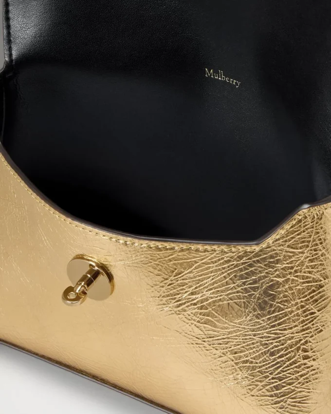 Darley kosmetisk påse Somerset Gold Grainy Metallic