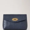 Darley kosmetisk påse Stormy Blue Ostrich för kvinnor