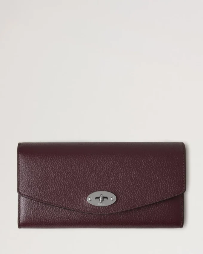 Darley plånbok Black Cherry Small Classic Grain Dam