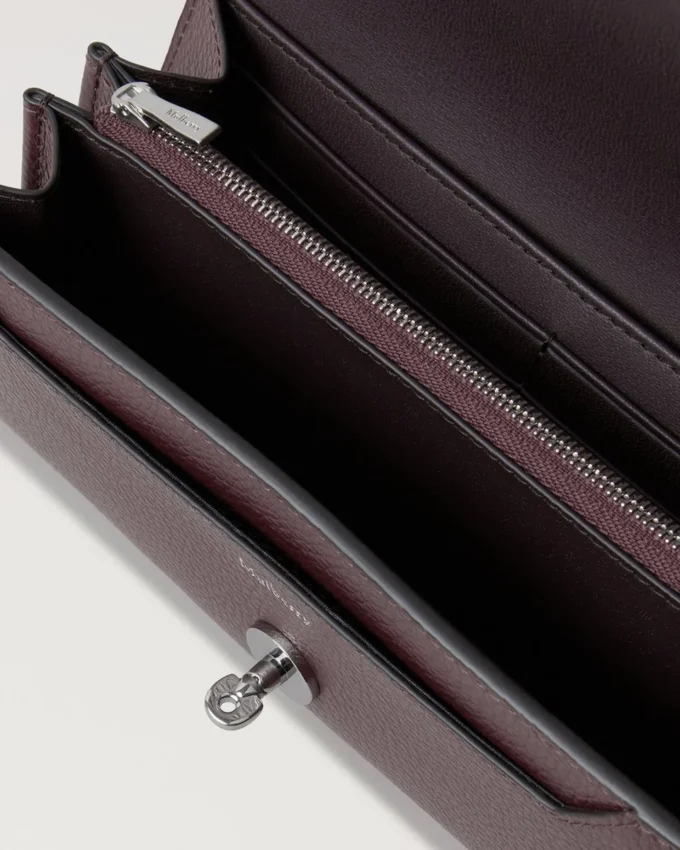 Darley plånbok Black Cherry Small Classic Grain Dam