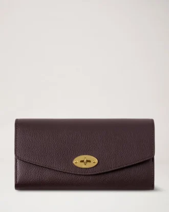 Darley plånbok Ebony Small Classic Grain för kvinnor Darley plånbok Ebony Small Classic Grain för kvinnor
