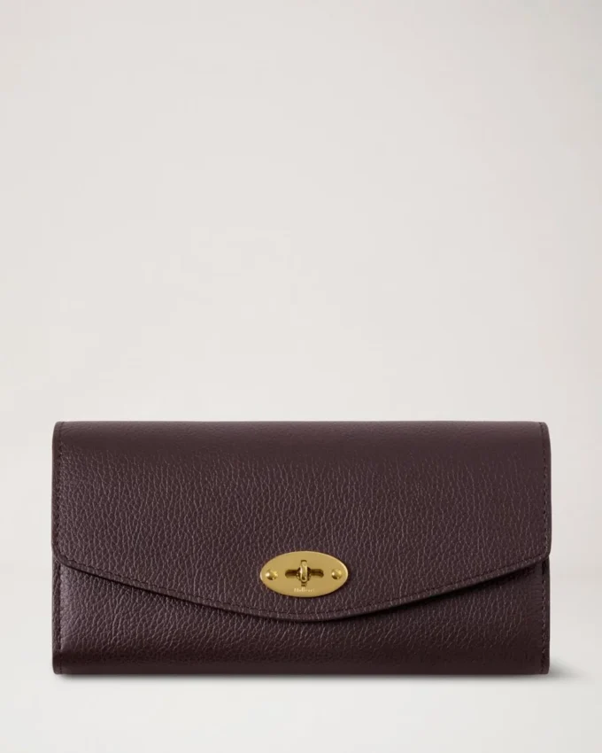 Darley plånbok Ebony Small Classic Grain för kvinnor Darley plånbok Ebony Small Classic Grain för kvinnor