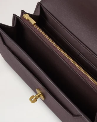 Darley plånbok Ebony Small Classic Grain för kvinnor Darley plånbok Ebony Small Classic Grain för kvinnor