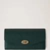 Darley-plånbok Mulberry Green Heavy Grain Darley