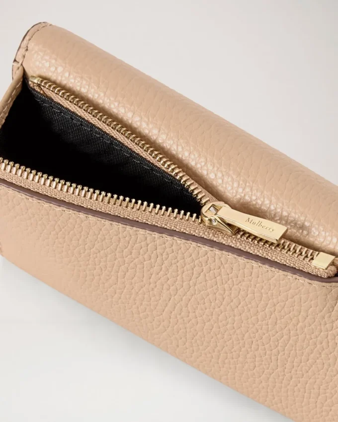 Darley vikbar plånbok med flera kortfack Crumpet Small Classic Grain