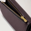 Darley vikbar plånbok med flera kortfack Ebony Small Classic Grain