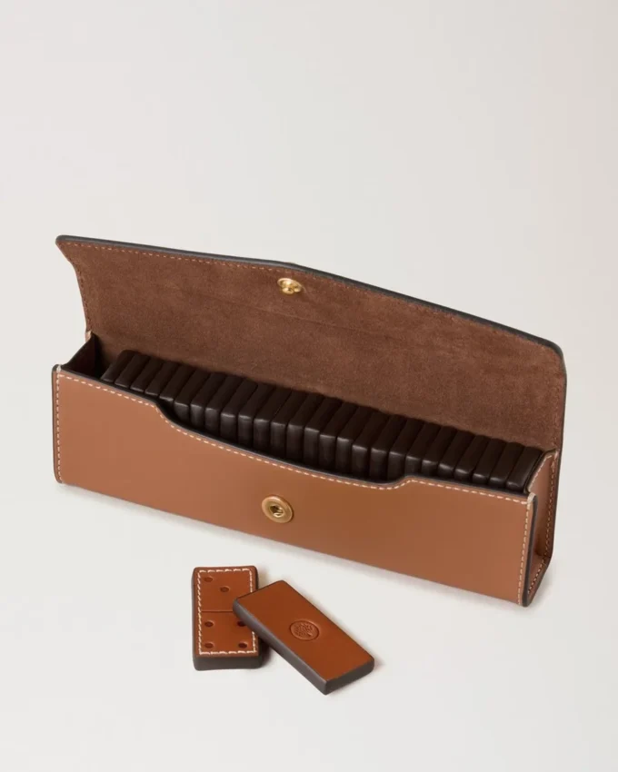 Domino-set & fodral Vintage Oak Nappa Lifestyle