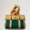Emalj Bayswater-berlock Malakit & guld Blandade material