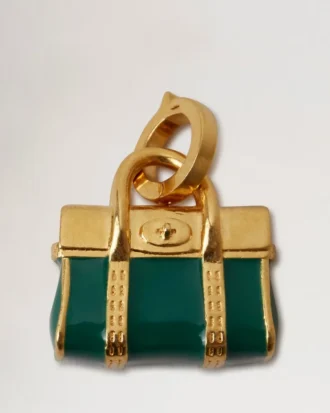 Emalj Bayswater-berlock Malakit & guld Blandade material Emalj Bayswater-berlock Malakit & guld Blandade material
