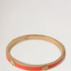 Emaljarmband med Mulberry-träd Korallorange Blandat material