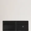 Farringdon Compact Bifold Wallet Svart Small Pebble Grain