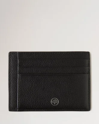 Farringdon kortfodral svart Small Pebble Grain