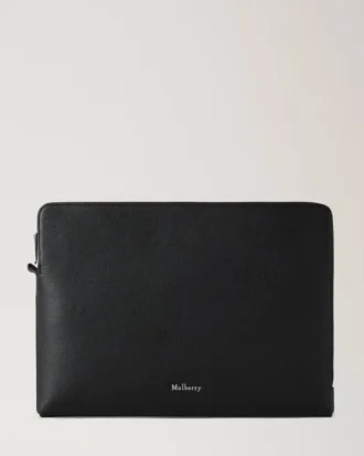 Farringdon Tech Folio Svart Liten Pebble Grain Dam