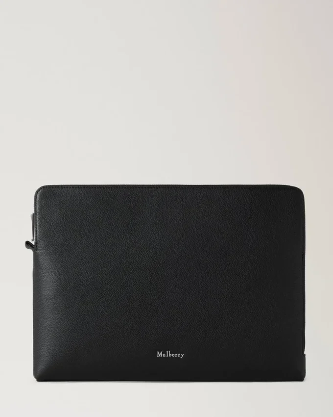 Farringdon Tech Folio Svart Liten Pebble Grain Dam