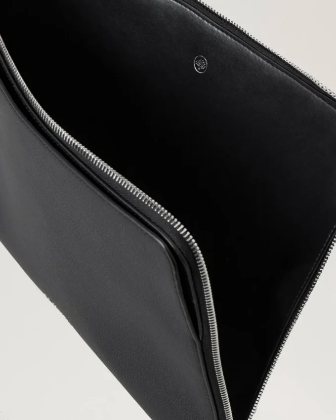 Farringdon Tech Folio Svart Liten Pebble Grain Dam