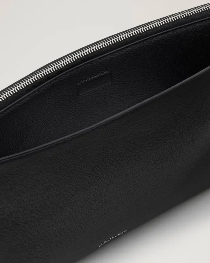 Farringdon Tech Folio Svart Liten Pebble Grain Dam