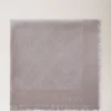 Fyrkantig rosenvatten-scarf i bomulls- och silkesblandning med Mulberry Fyrkantig rosenvatten-scarf i bomulls- och silkesblandning med Mulberry