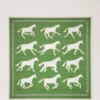Fyrkantig scarf – Chalk Horse Fern silketwill för kvinnor Fyrkantig scarf – Chalk Horse Fern silketwill för kvinnor