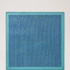 Fyrkantig scarf – Fishing Lure Marina Blue Silk Twill Fyrkantig scarf – Fishing Lure Marina Blue Silk Twill