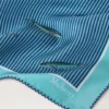 Fyrkantig scarf – Fishing Lure Marina Blue Silk Twill Fyrkantig scarf – Fishing Lure Marina Blue Silk Twill