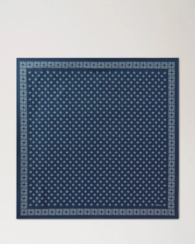 Fyrkantig scarf – Mulberry Tree Night Sky Silk Twill