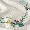 Fyrkantig scarf – Riverside Floral Eggshell Silk Twill