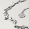 Halsband med blad från Mulberry i sterlingsilver för kvinnor Halsband med blad från Mulberry i sterlingsilver för kvinnor