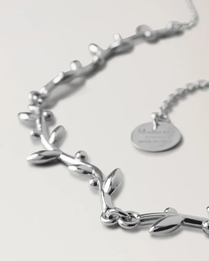 Halsband med blad från Mulberry i sterlingsilver för kvinnor Halsband med blad från Mulberry i sterlingsilver för kvinnor