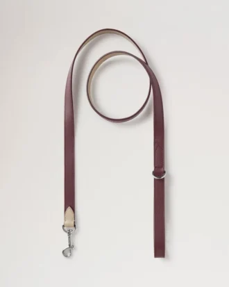 Handhållen hundkoppel Dune & Oxblood Small Classic Grain