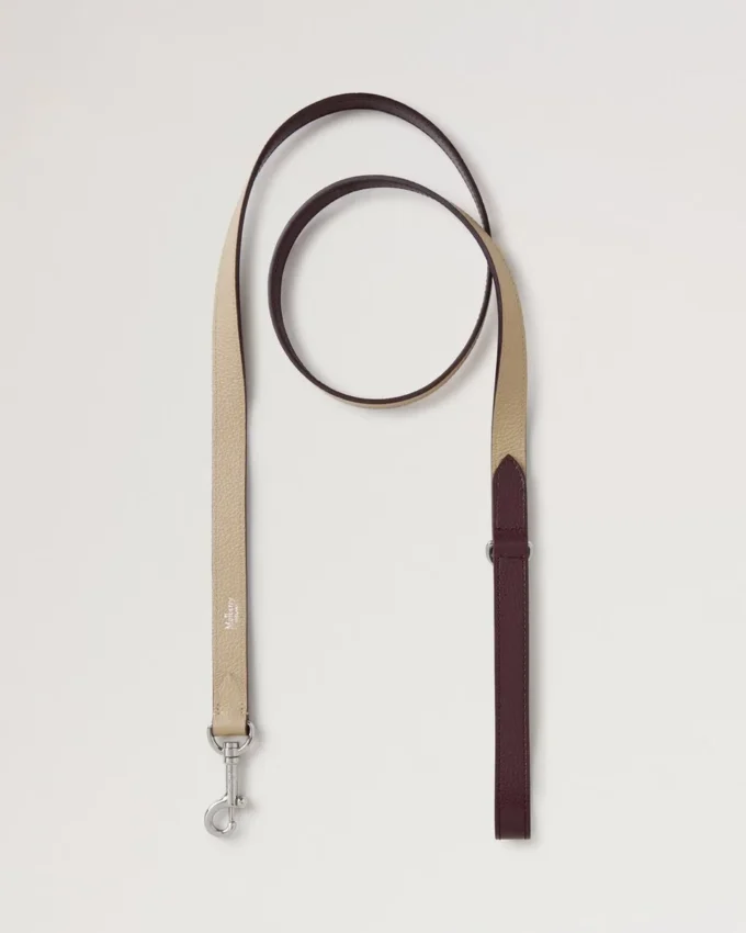 Handhållen hundkoppel Dune & Oxblood Small Classic Grain Handhållen hundkoppel Dune & Oxblood Small Classic Grain