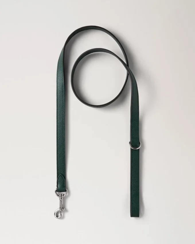 Handhållen hundkoppel Mulberry Green Small Classic Grain Handhållen hundkoppel Mulberry Green Small Classic Grain