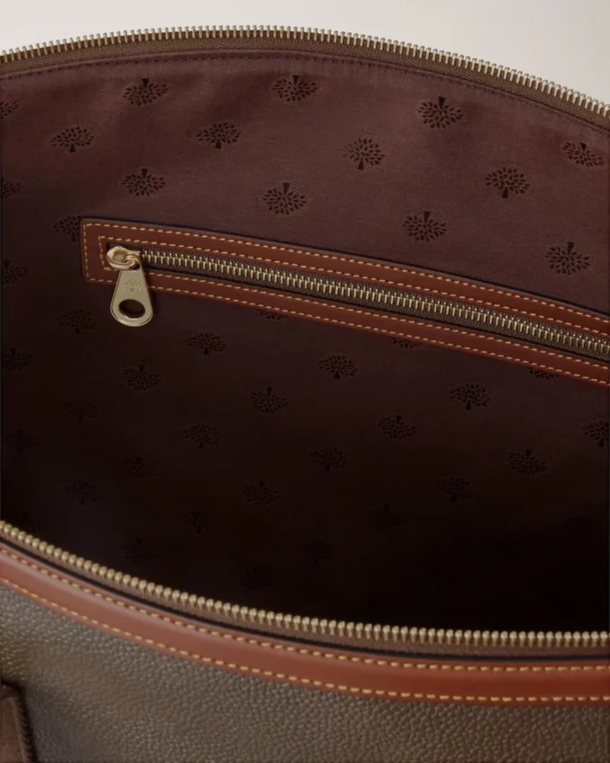 Heritage Day Clipper Mole & Cognac-tryckt Bioveg Scotchgrain & Flat Calf