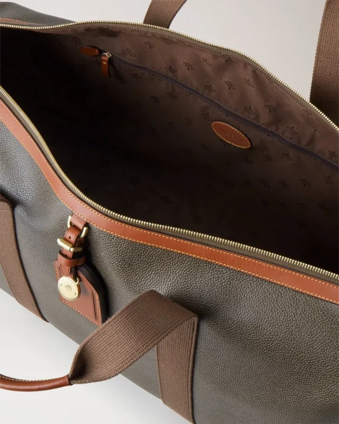 Heritage Medium Clipper Mole & Cognac Tryckt Bioveg Scotchgrain & Flat Calf
