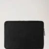 Heritage Nylon Laptop Sleeve Svart nylon & liten klassisk struktur