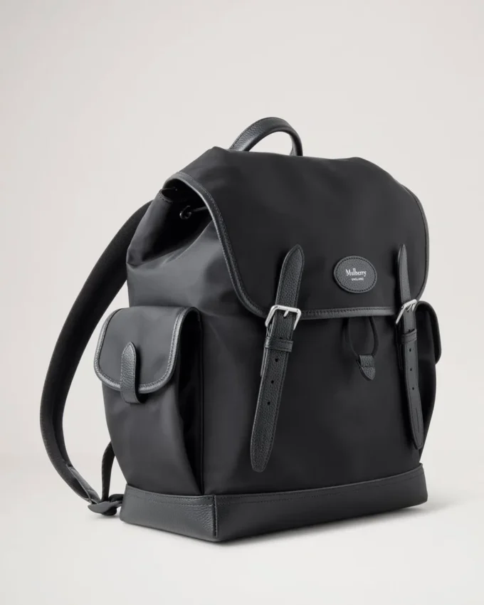 Heritage-ryggsäck i nylon Svart nylon Damer