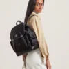 Heritage-ryggsäck i nylon Svart nylon Damer