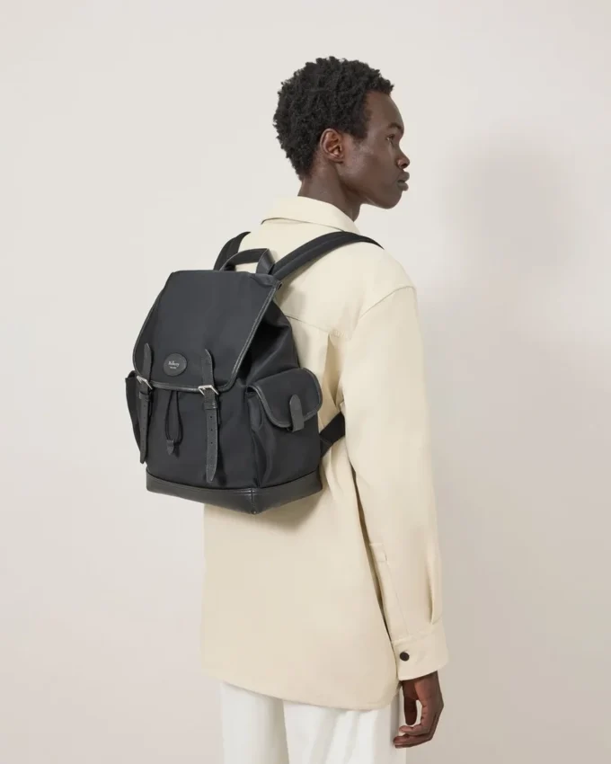 Heritage-ryggsäck i nylon Svart nylon Damer