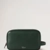 Heritage tvättväska Mulberry Green Small Classic Grain