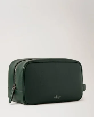Heritage tvättväska Mulberry Green Small Classic Grain