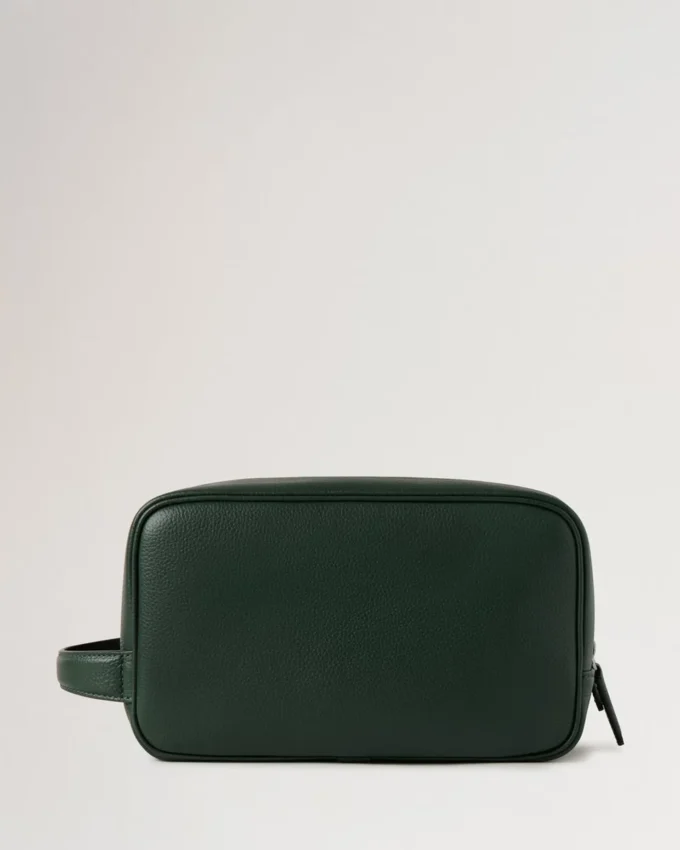 Heritage tvättväska Mulberry Green Small Classic Grain