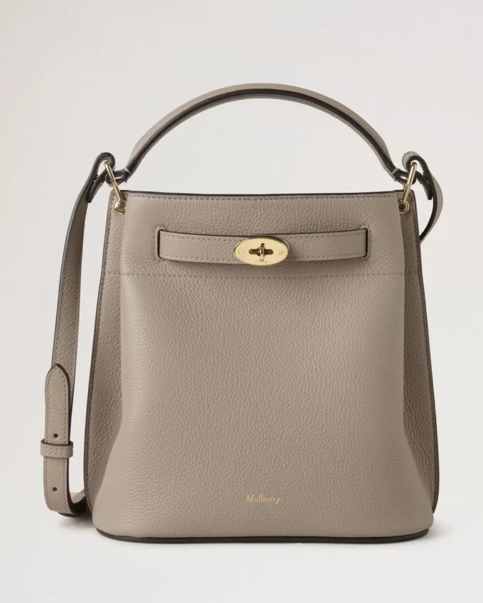 Islington Bucket Cashmere Taupe Small Classic Grain