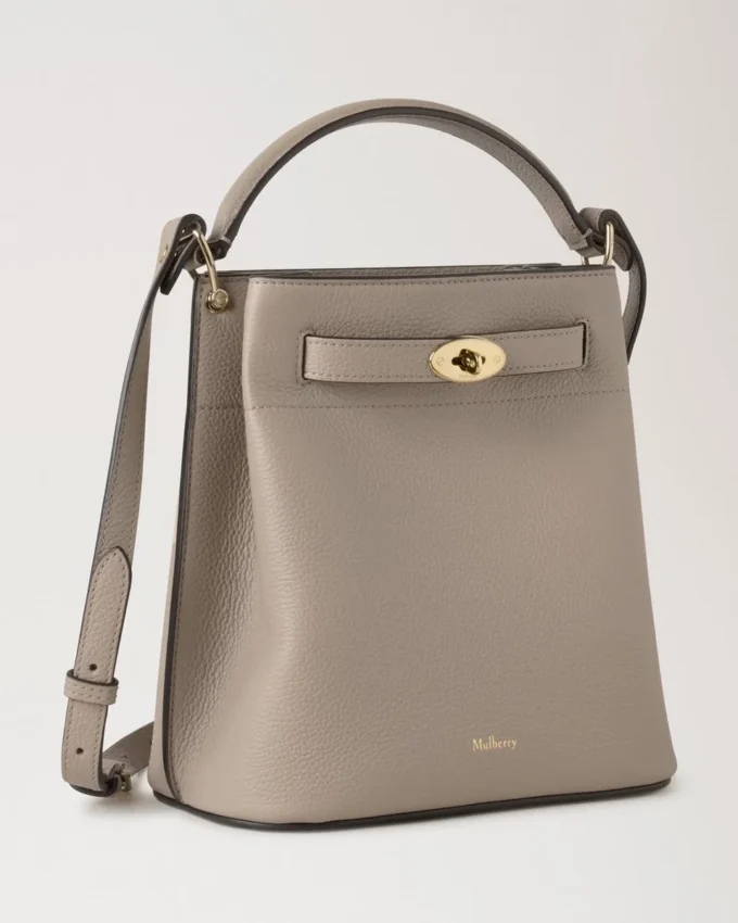Islington Bucket Cashmere Taupe Small Classic Grain