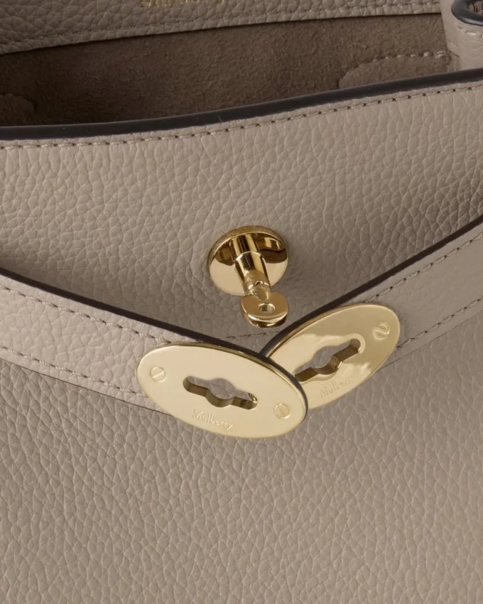 Islington Bucket Cashmere Taupe Small Classic Grain