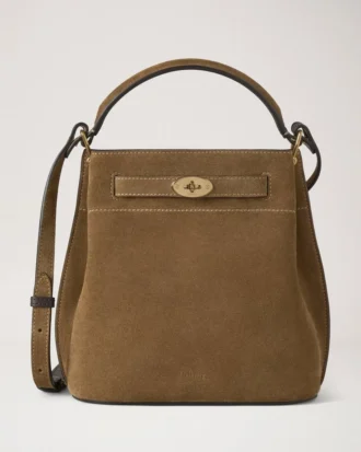Islington Bucket Salcombe Sand Suede Top Handle Väskor