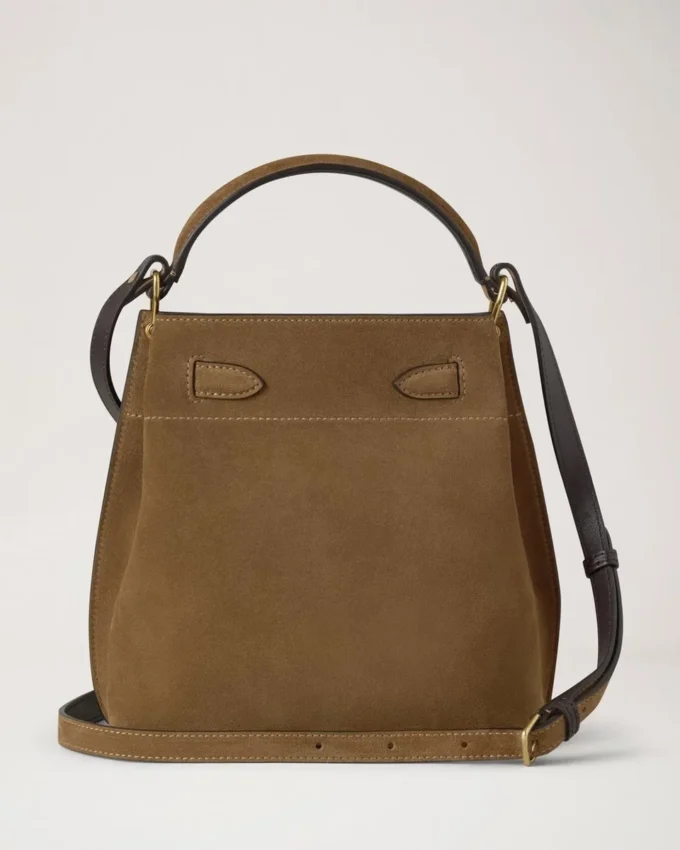 Islington Bucket Salcombe Sand Suede Top Handle Väskor