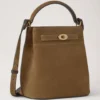 Islington Bucket Salcombe Sand Suede Top Handle Väskor