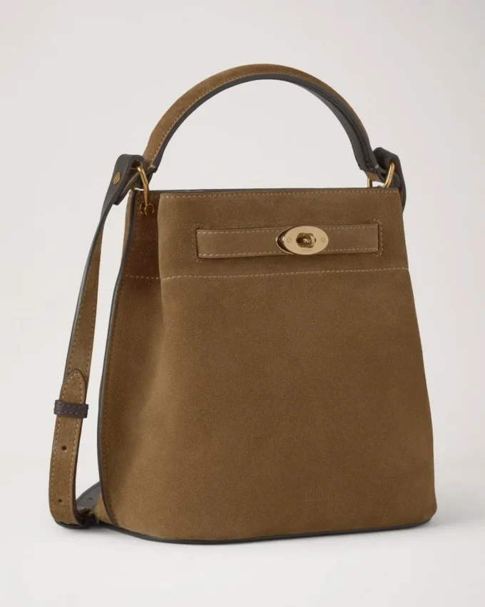 Islington Bucket Salcombe Sand Suede Top Handle Väskor