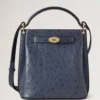Islington Bucket Stormy Blue Ostrich Top Handle Väskor