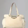 Jenah Tote Begagnad Beige Mix Material Begagnade väskor