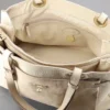 Jenah Tote Begagnad Beige Mix Material Begagnade väskor
